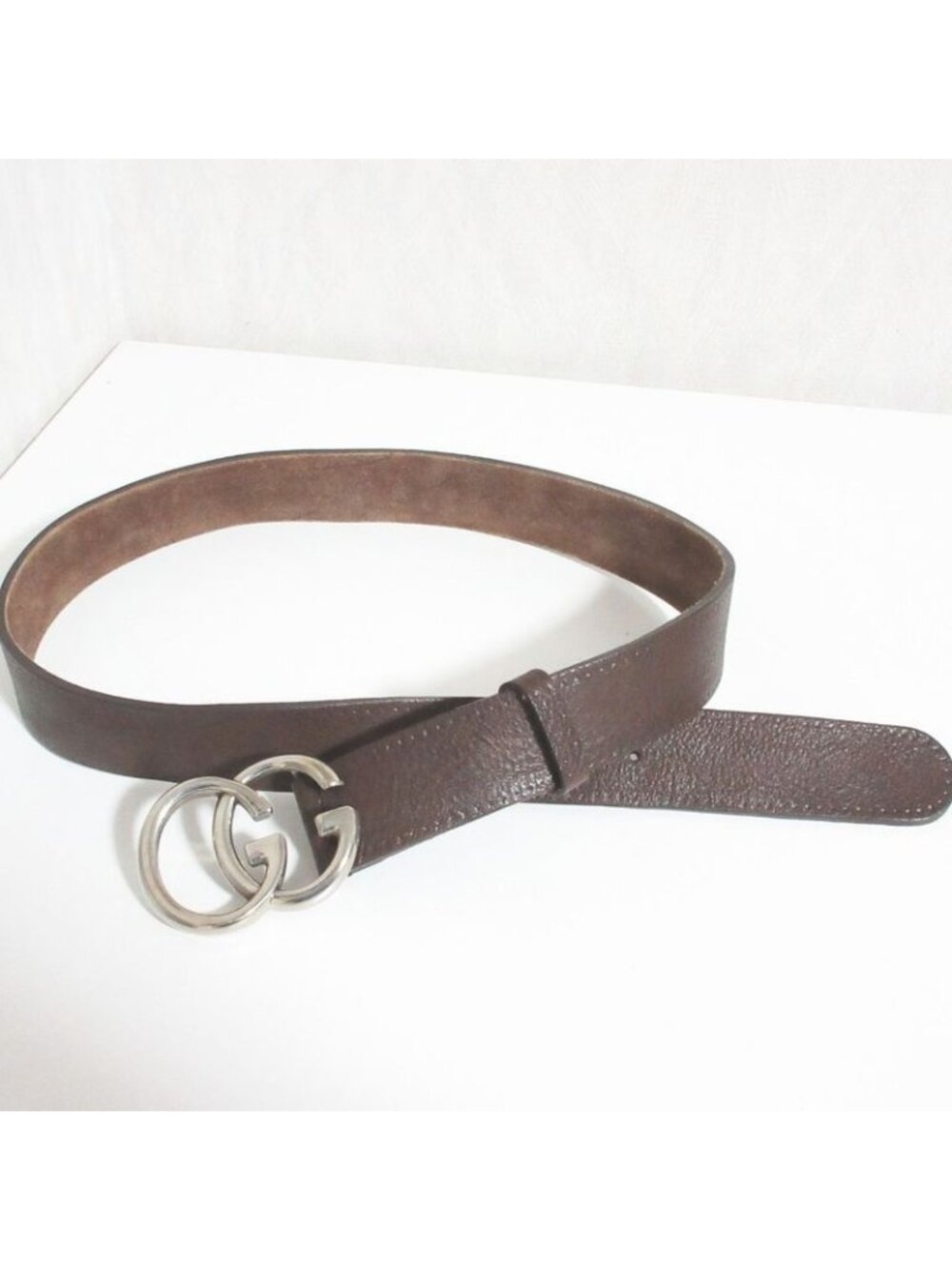 Gucci GG Marmont Leather Belt Brown - Picture 2 of 9